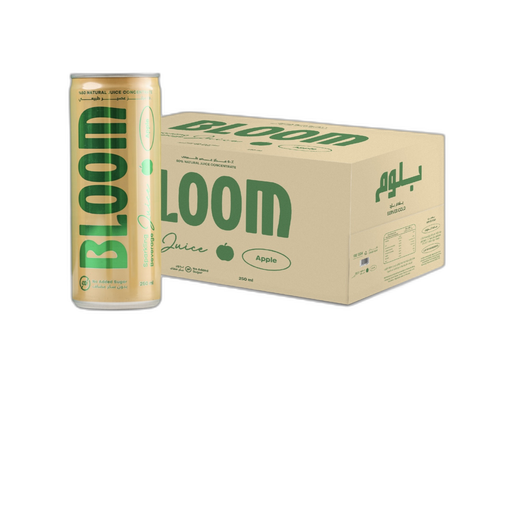 Bloom Apple - Sparkling Juice Cans 250 ML 24 PC
